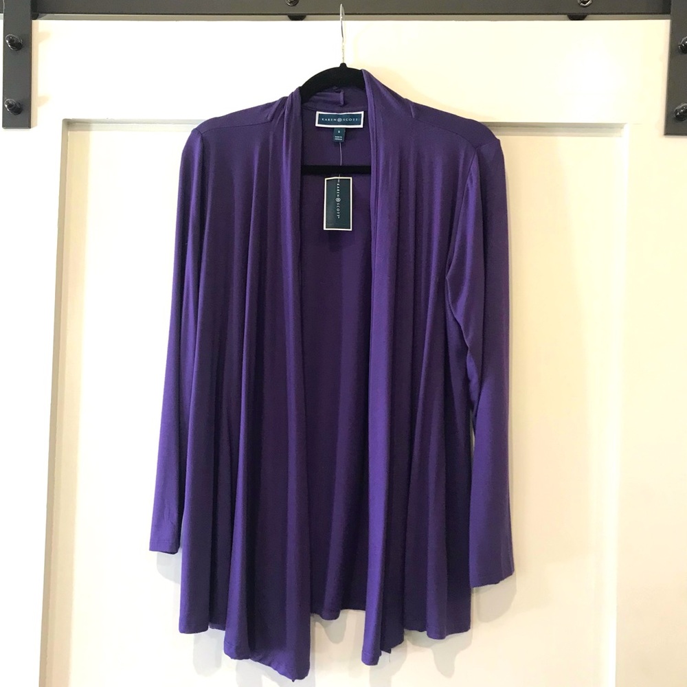 Long Sleeve Drape Cardigan NWT